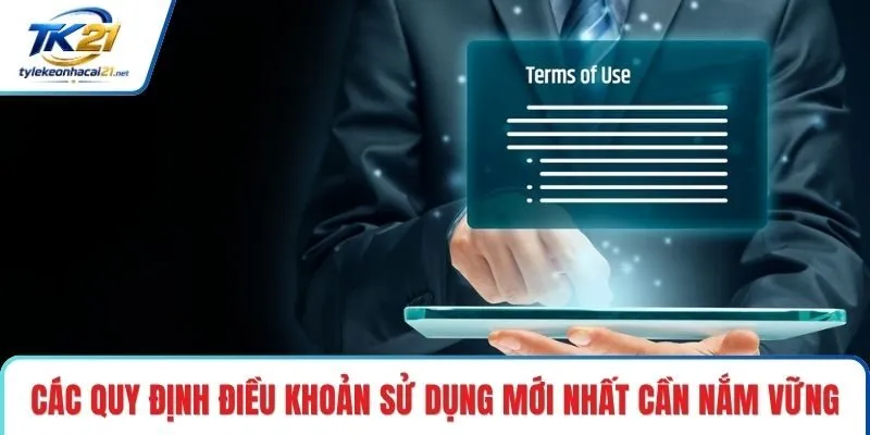 Các quy định điều khoản sử dụng mới nhất cần nắm vững