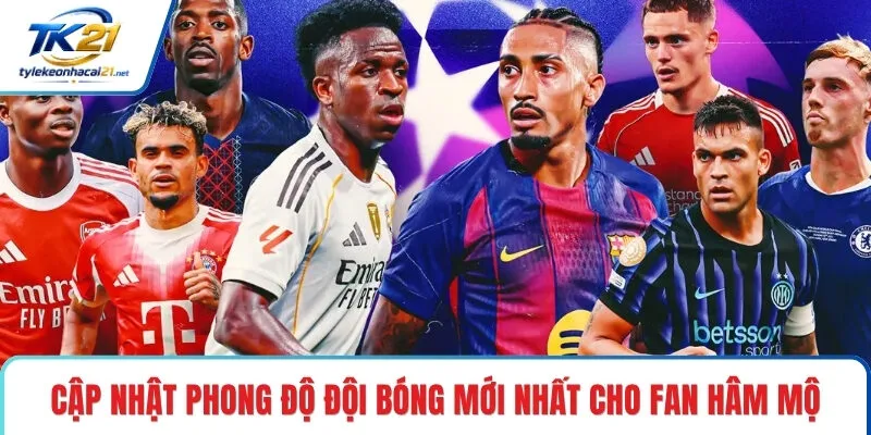 Cập nhật phong độ đội bóng mới nhất cho fan hâm mộ