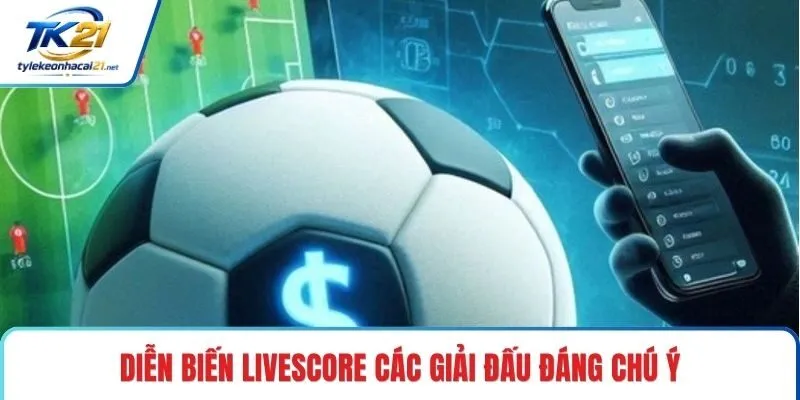 Diễn biến livescore các giải đấu đáng chú ý