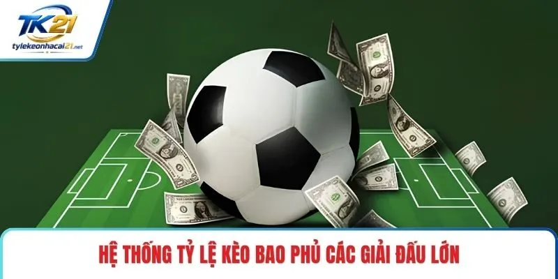 Hệ thống tỷ lệ kèo bao phủ các giải đấu lớn
