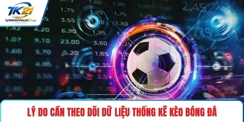Lý do cần theo dõi dữ liệu thống kê kèo bóng đá