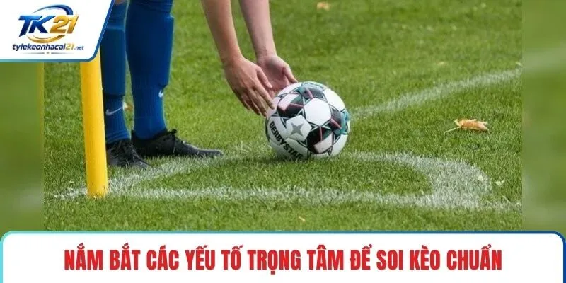 Nắm bắt các yếu tố trọng tâm để soi kèo chuẩn
