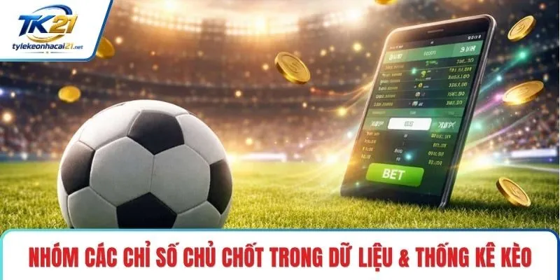 Nhóm các chỉ số chủ chốt trong dữ liệu & thống kê kèo
