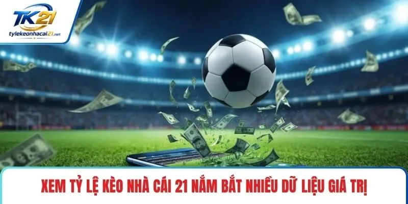 Xem tỷ lệ kèo nhà cái 21 nắm bắt nhiều dữ liệu giá trị